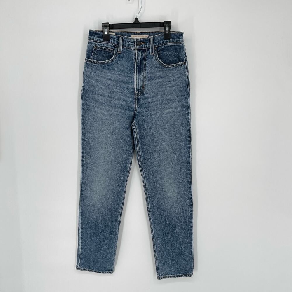 Levi’s Premium 70s High Waist Slim Fit Straight Leg Denim Jeans Size 27 Blue